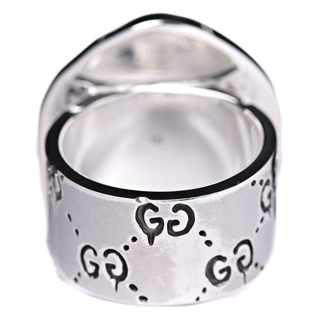 skull ring gucci|gucci ghost ring women.